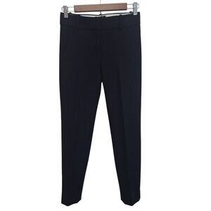 J.Crew High-rise Cameron Pant Size 00‎ Women Navy 26" Inseam Career Professional
